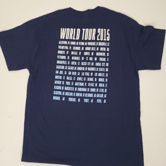 *Free with Purchase* 2015 Neil Diamond T-Shirt World Tour Concert Tee - Picture 3 of 7